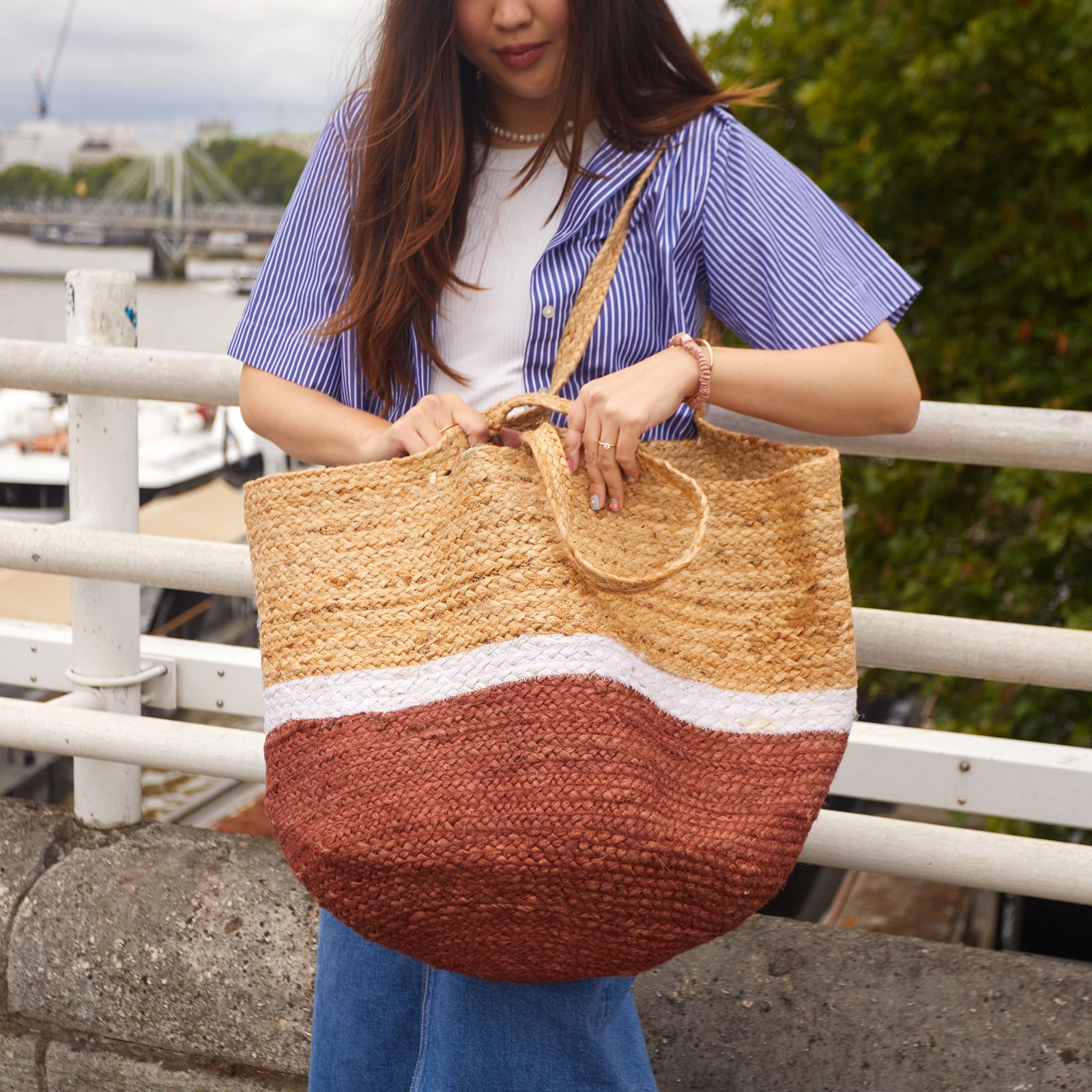 A beach bag is the one accessory that'll see you through the summer